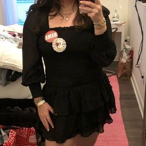 DO+BE Black Mini Dress